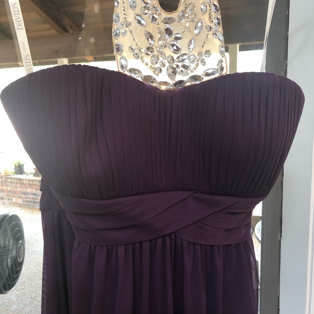 Plum gown
